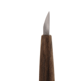 Short Single-Bevel Carving Knife - Curved Edge - Carving Knives - Japanese Tools Australia