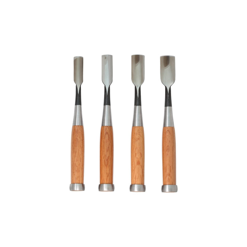 Slight Bent Gouges by Kawasei - Gouges - Japanese Tools Australia