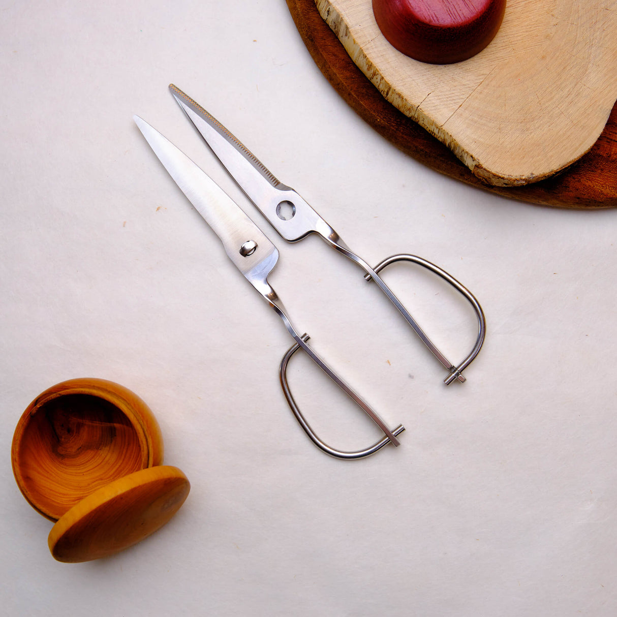 Stainless Steel Japanese Kitchen Scissors - Kitchen Accessories - Japanese Tools Australia