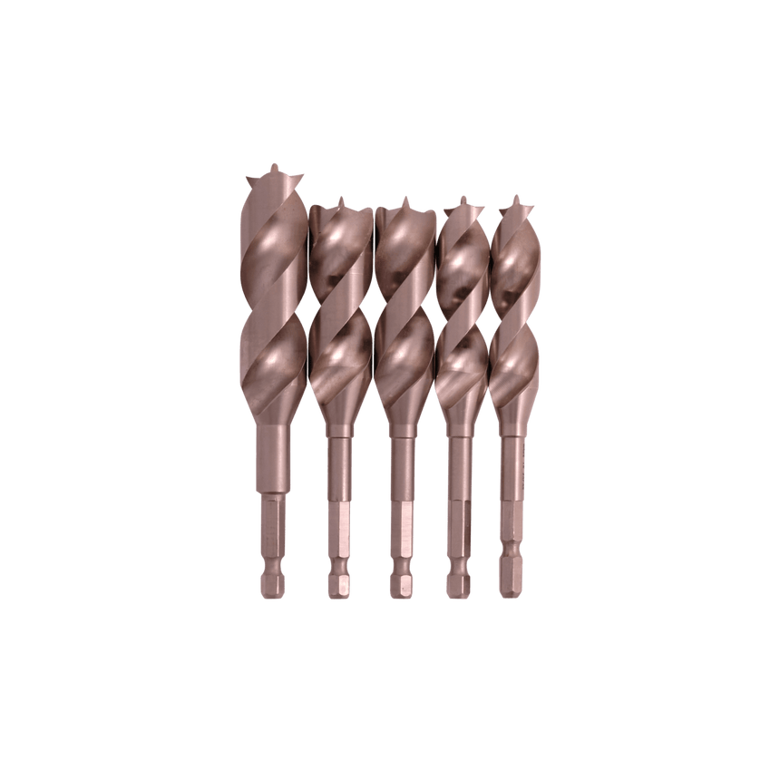 Star-M Super Clean Cut Drill - 5pcs set (Large Sizes) - Drill Bits - Japanese Tools Australia