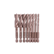 Star-M Super Clean Cut Drill Bits - 8pcs (Half-Sizes Set) - Drill Bits - Japanese Tools Australia