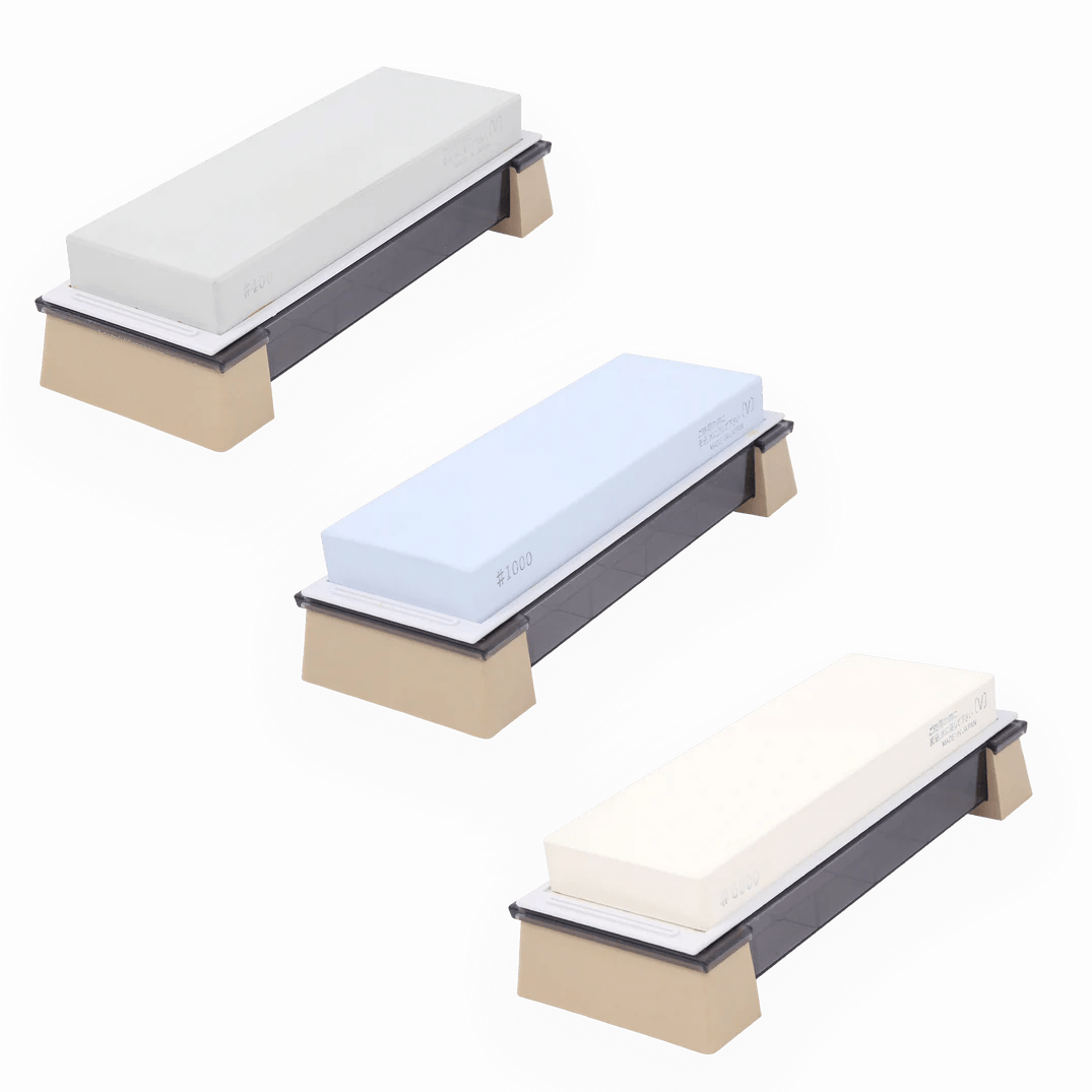 Suehiro Japanese New Cerax Whetstone 3 Piece Set