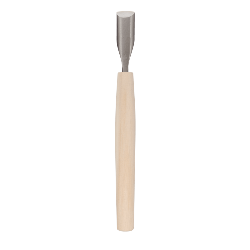 Super-Shallow U-Gouge - HSS, 21mm - Gouges - Japanese Tools Australia