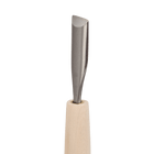 Super-Shallow U-Gouge - HSS, 21mm - Gouges - Japanese Tools Australia