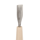 Super-Shallow U-Gouge - HSS, 21mm - Gouges - Japanese Tools Australia