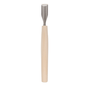 Super-Shallow U-Gouge - HSS, 21mm - Gouges - Japanese Tools Australia