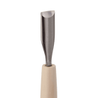 Super-Shallow U-Gouge - HSS, 21mm - Gouges - Japanese Tools Australia