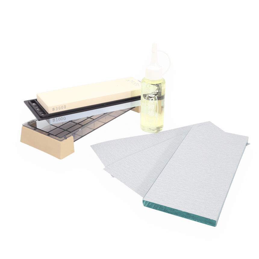 The Complete Sharpening Kit 1000/3000 - Waterstones - Japanese Tools Australia