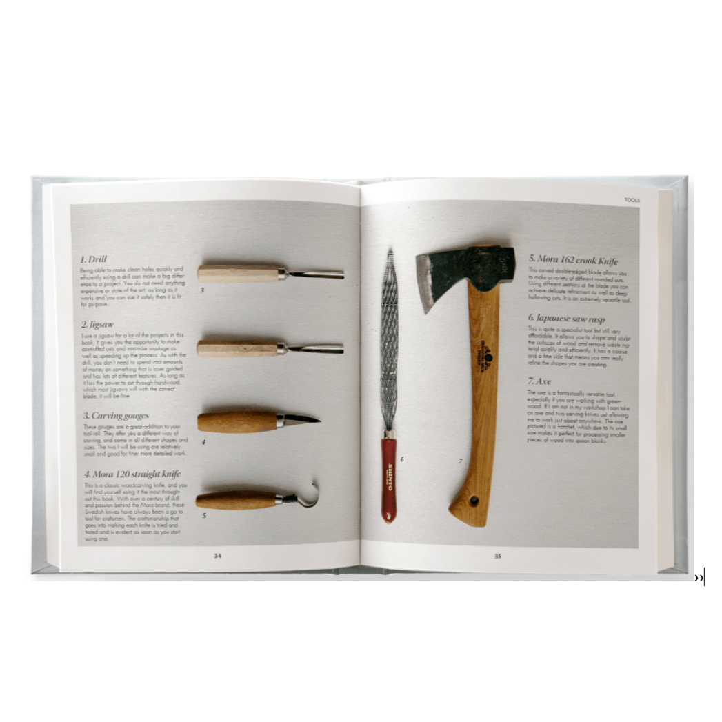 The Urban Woodsman: A Modern Guide to Carving Spoons, Bowls and Boards - Books - Japanese Tools Australia