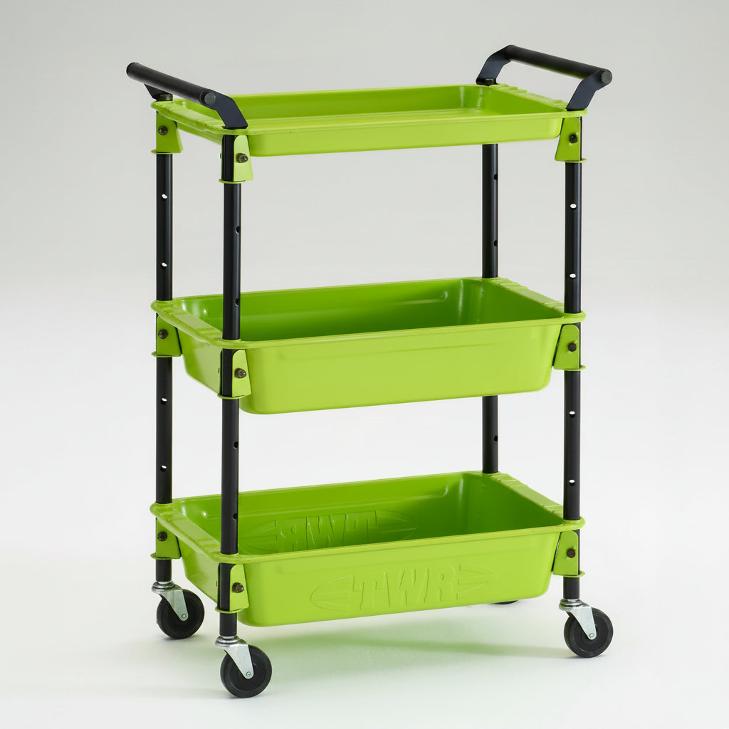 Three-stage tool wagon royal TWR-2GR (Kimidori) - Toolboxes - Japanese Tools Australia
