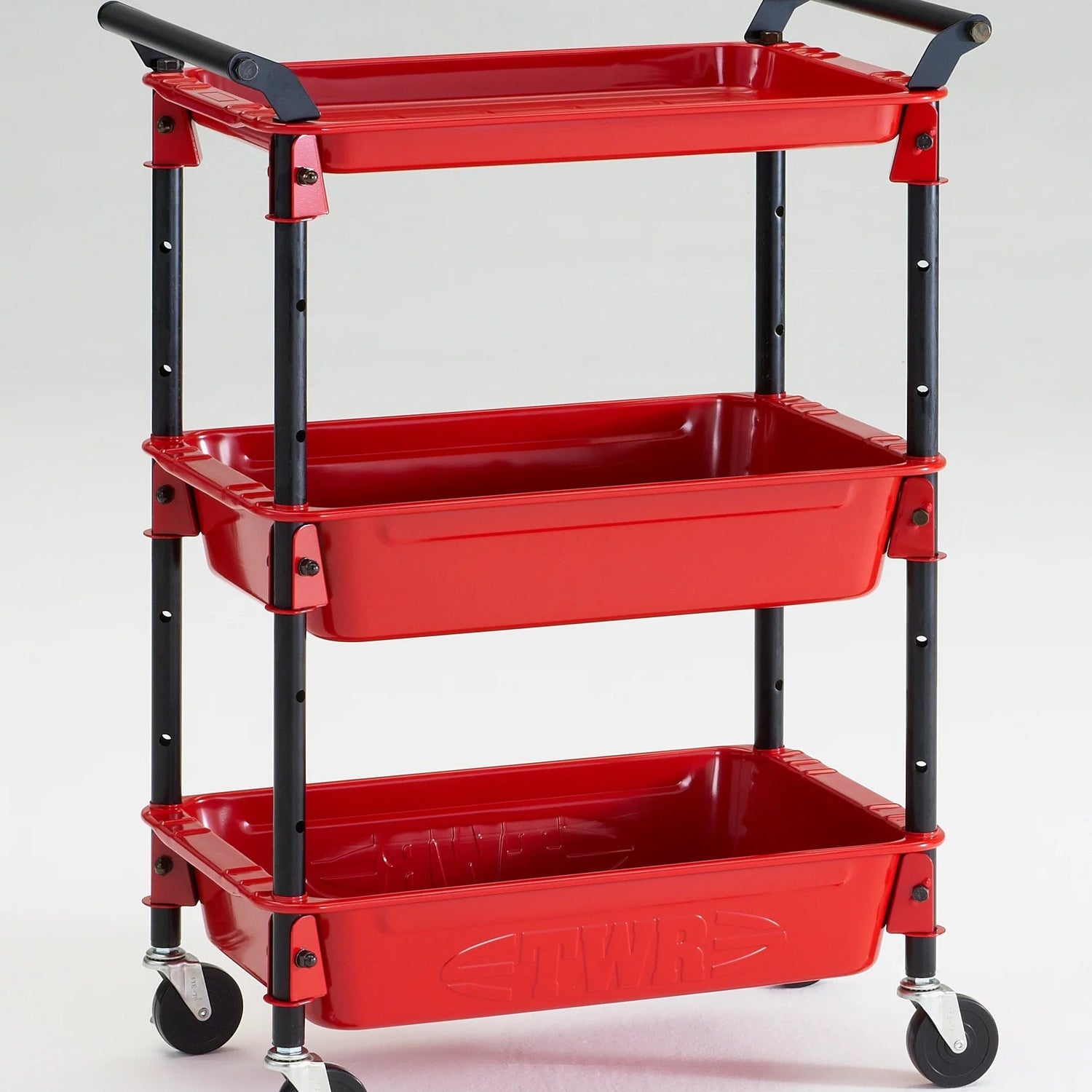 Three-stage tool wagon royal TWR-2R (red) - Toolboxes - Japanese Tools Australia