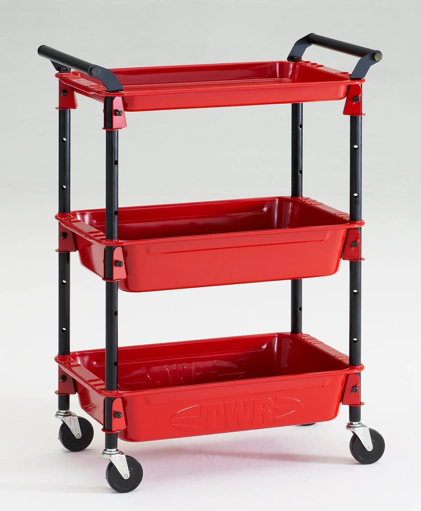 Three-stage tool wagon royal TWR-2R (red) - Toolboxes - Japanese Tools Australia