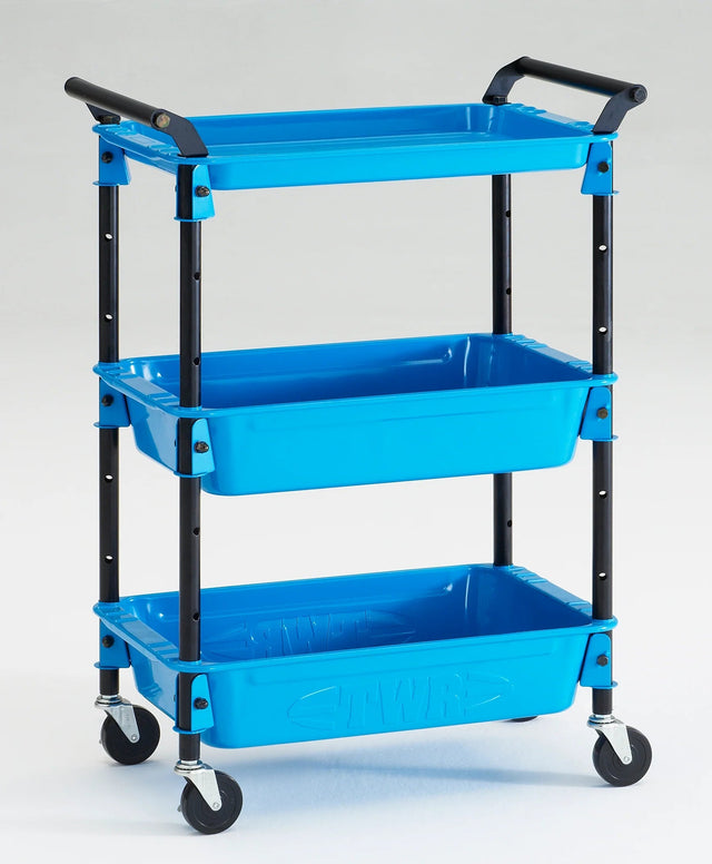 Three-stage tool wagon royal TWR-2SB (Sky blue) - Toolboxes - Japanese Tools Australia