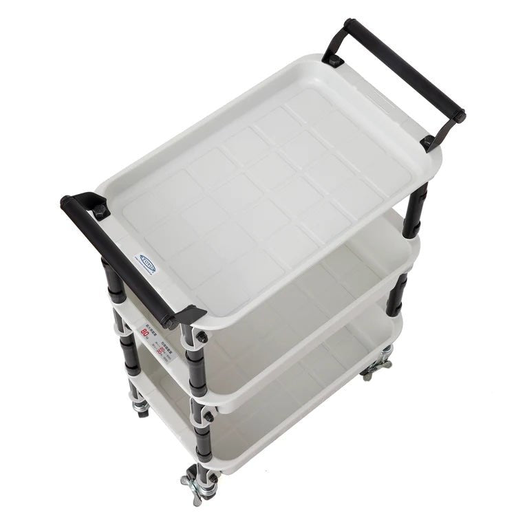 Three-stage tool wagon royal TWR-2W (white) - Toolboxes - Japanese Tools Australia