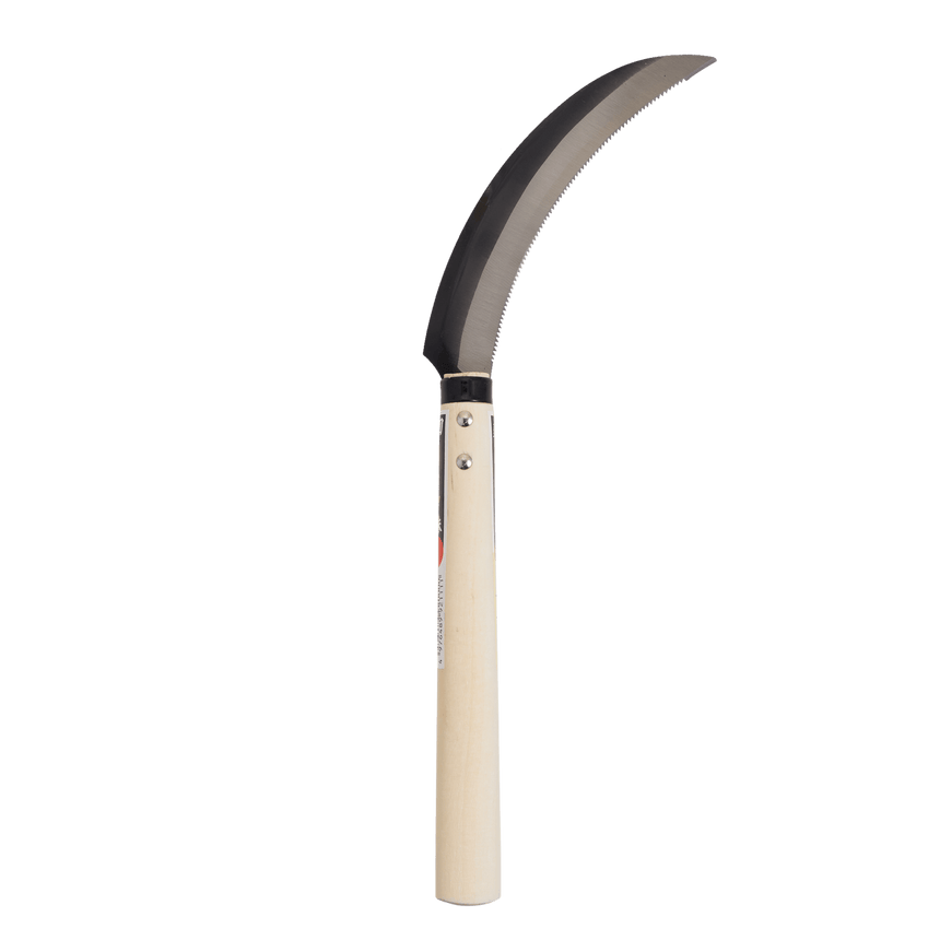 Toothed Harvesting Sickle (Carbon Steel) - Sickles - Japanese Tools Australia