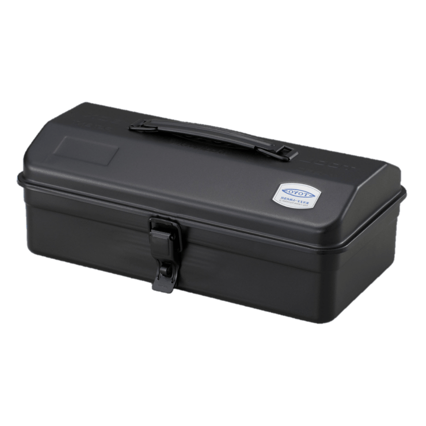 TOYO Camber-top Toolbox Y-280 BK (Black) - Tool Bags Boxes and Rolls - Japanese Tools Australia
