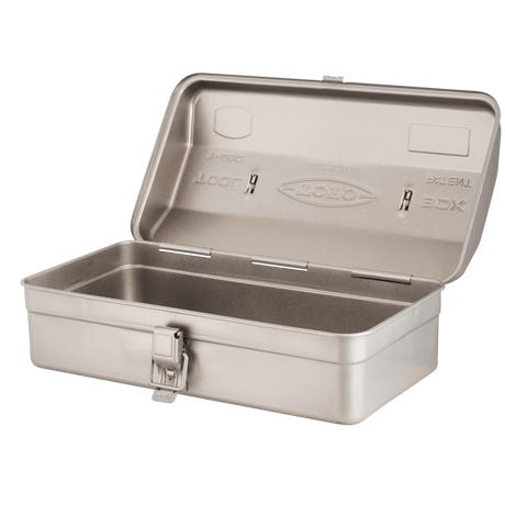 TOYO Camber-top Toolbox Y-280 SV (Silver) - Tool Bags Boxes and Rolls - Japanese Tools Australia