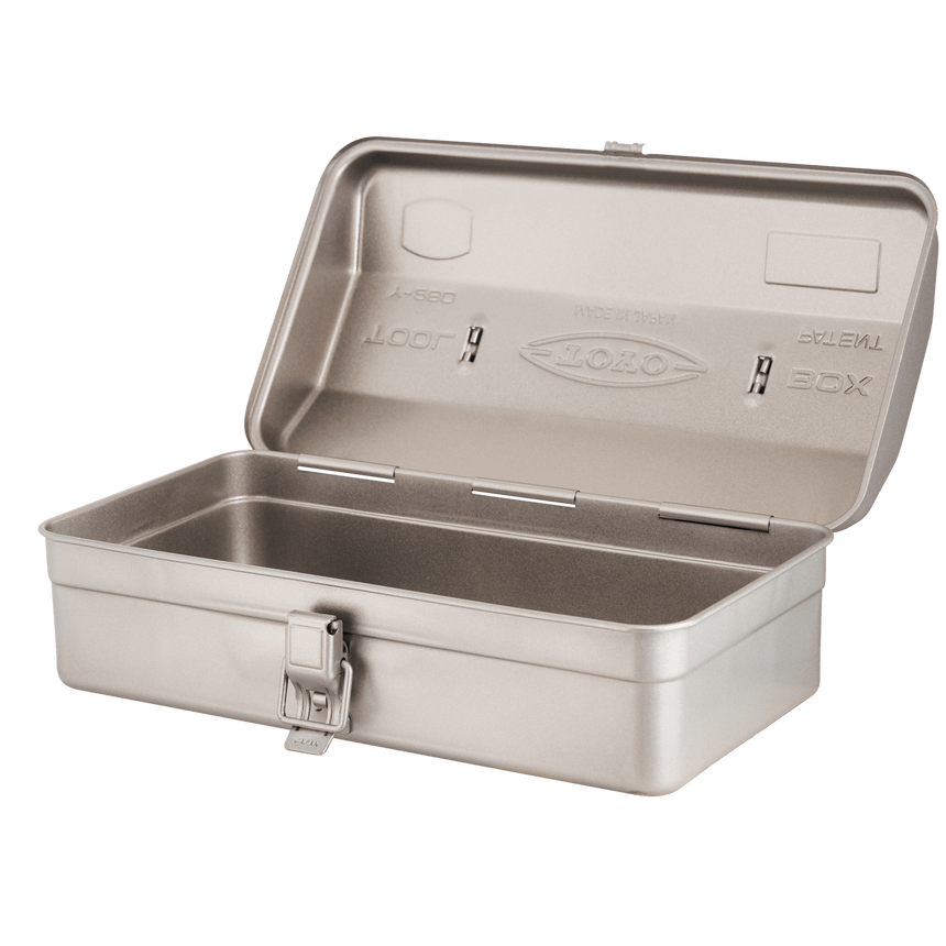 TOYO Camber-top Toolbox Y-280 SV (Silver) - Tool Bags Boxes and Rolls - Japanese Tools Australia