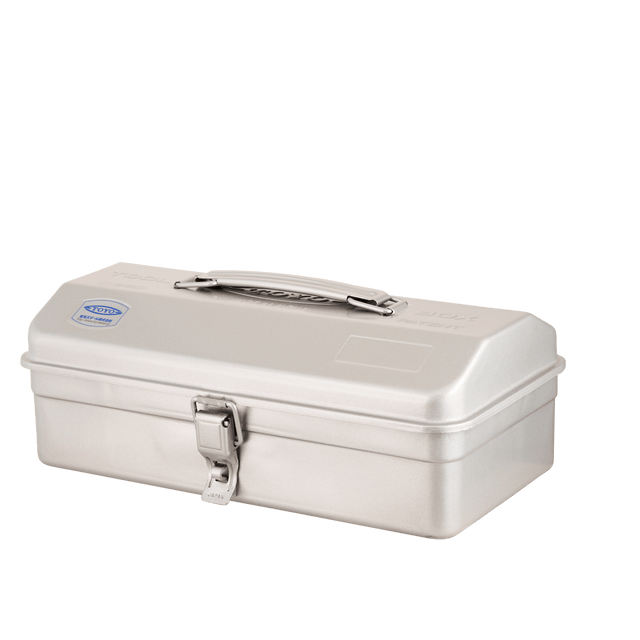 TOYO Camber-top Toolbox Y-280 SV (Silver) - Tool Bags Boxes and Rolls - Japanese Tools Australia