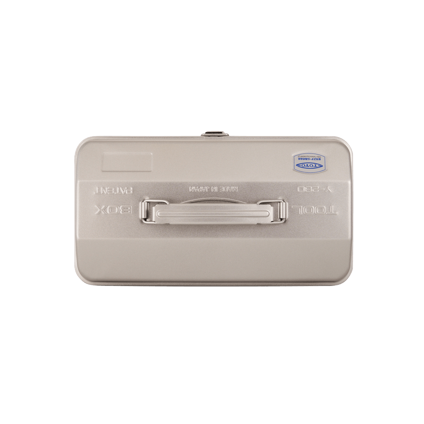 TOYO Camber-top Toolbox Y-280 SV (Silver) - Tool Bags Boxes and Rolls - Japanese Tools Australia
