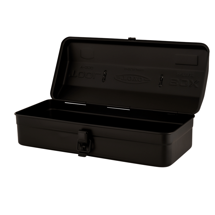TOYO Camber-top Toolbox Y-350 BK (Black) - Tool Bags Boxes and Rolls - Japanese Tools Australia