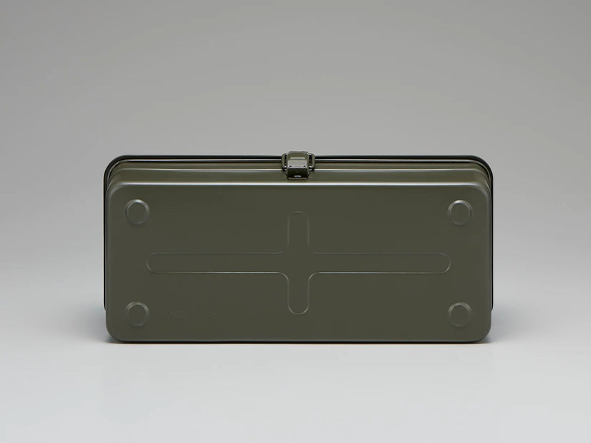 TOYO Camber-top Toolbox Y-350 MG (Moss green) - Tool Bags Boxes and Rolls - Japanese Tools Australia