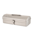 TOYO Camber-top Toolbox Y-350 SV (Silver) - Tool Bags Boxes and Rolls - Japanese Tools Australia