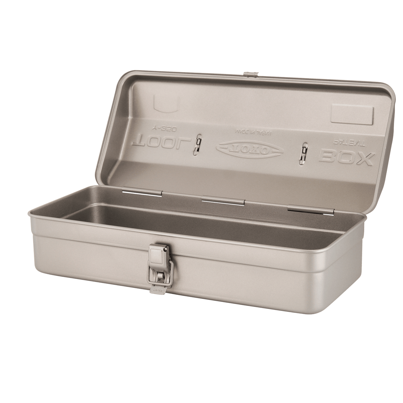 TOYO Camber-top Toolbox Y-350 SV (Silver) - Tool Bags Boxes and Rolls - Japanese Tools Australia