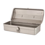TOYO Camber-top Toolbox Y-350 SV (Silver) - Tool Bags Boxes and Rolls - Japanese Tools Australia
