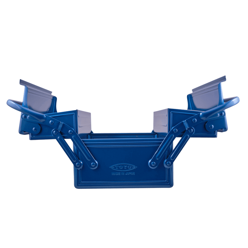 TOYO Cantilever Toolbox GL-350 B (Blue) - Tool Bags Boxes and Rolls - Japanese Tools Australia