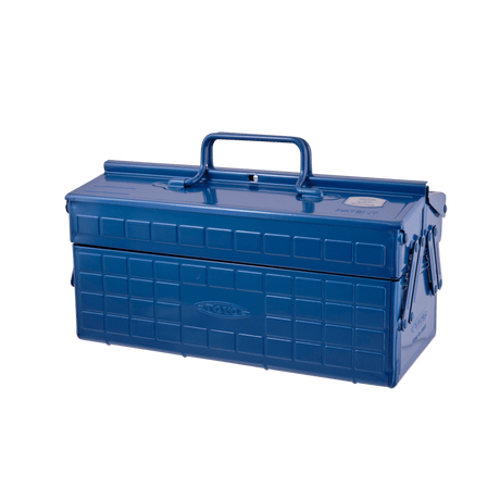 TOYO Cantilever Toolbox ST-350 B (Blue) - Tool Bags Boxes and Rolls - Japanese Tools Australia