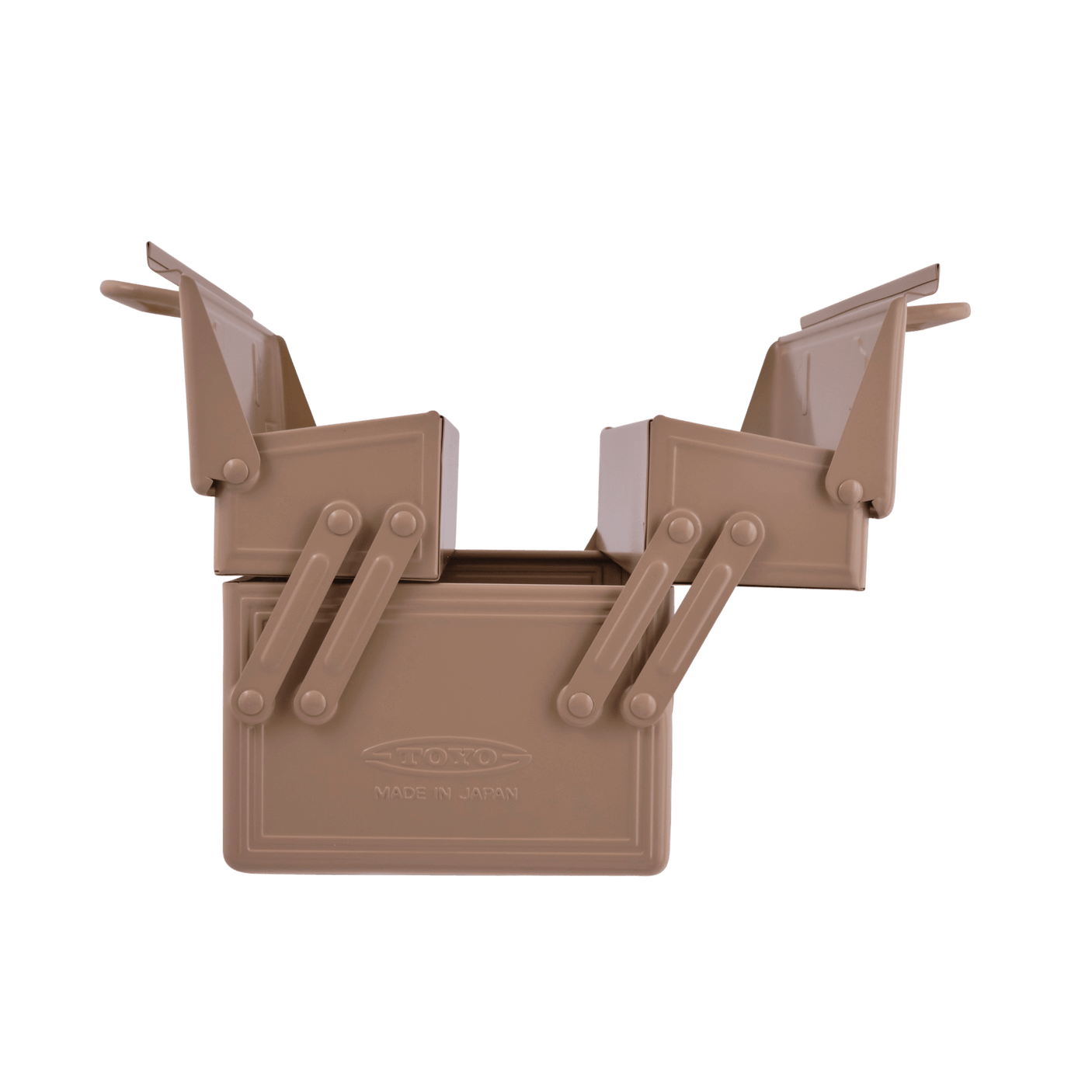 TOYO Cantilever Toolbox ST-350 BG (Beige) - Tool Bags Boxes and Rolls - Japanese Tools Australia