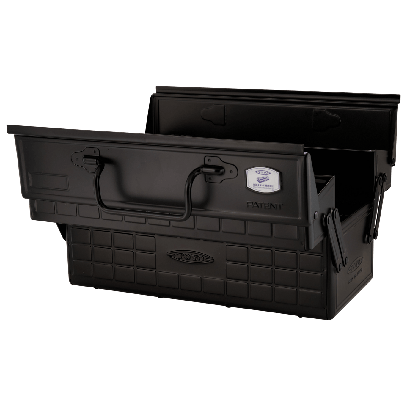 TOYO Cantilever Toolbox ST-350 BK (Black) - Tool Bags Boxes and Rolls - Japanese Tools Australia