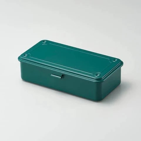 TOYO Trunk Shape Toolbox T-190 AG (Antique Green) - Tool Bags Boxes and Rolls - Japanese Tools Australia