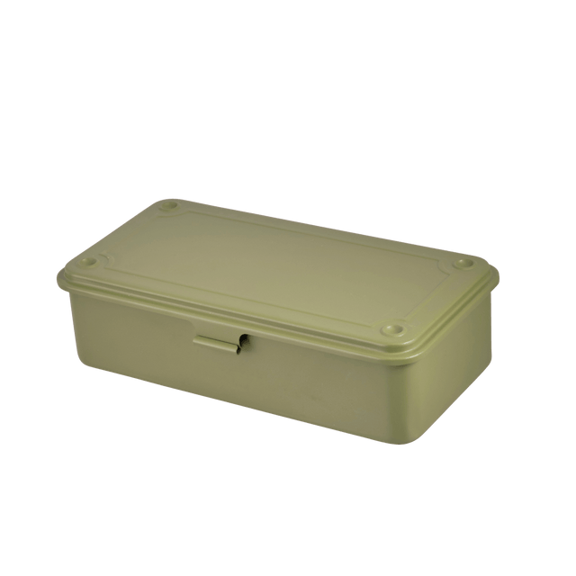 TOYO Trunk Shape Toolbox T-190 JG (Japanese tea green) - Tool Bags Boxes and Rolls - Japanese Tools Australia