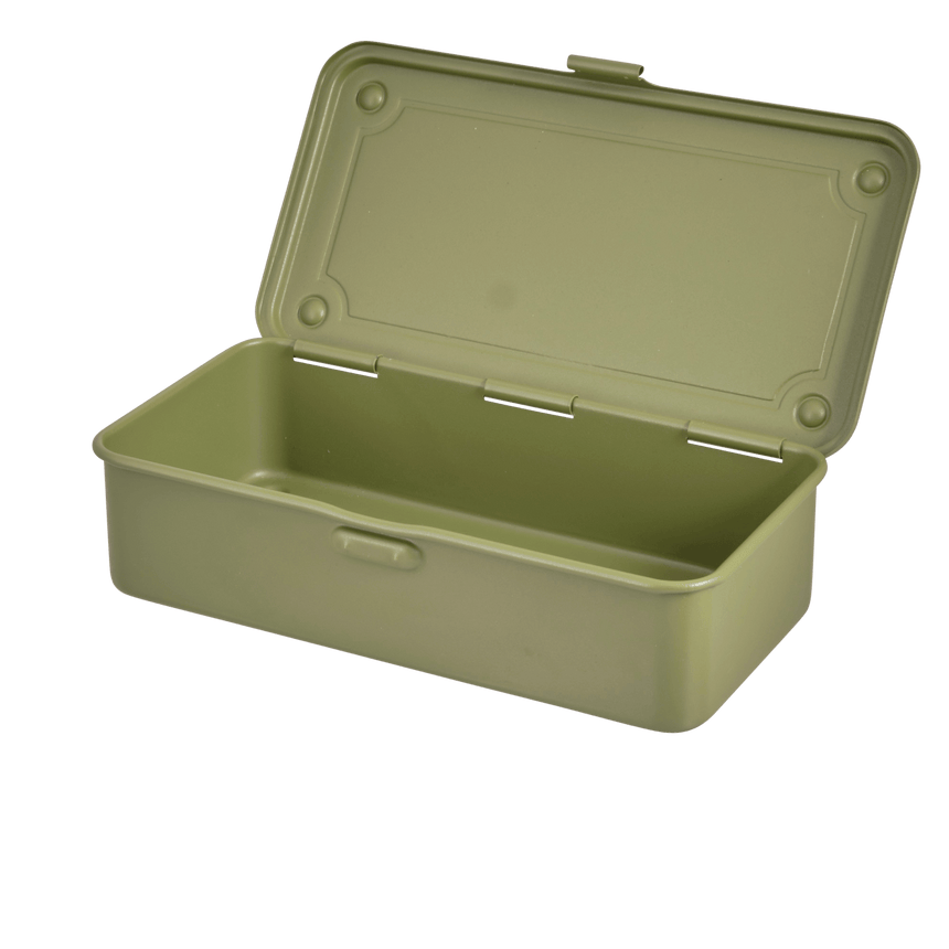 TOYO Trunk Shape Toolbox T-190 JG (Japanese tea green) - Tool Bags Boxes and Rolls - Japanese Tools Australia