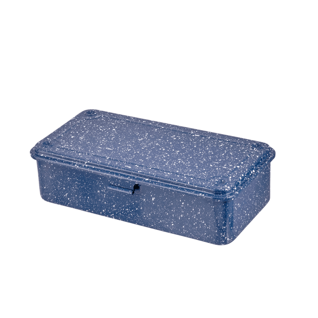 TOYO Trunk Shape Toolbox T-190 JI (Japanese indigo) - Tool Bags Boxes and Rolls - Japanese Tools Australia