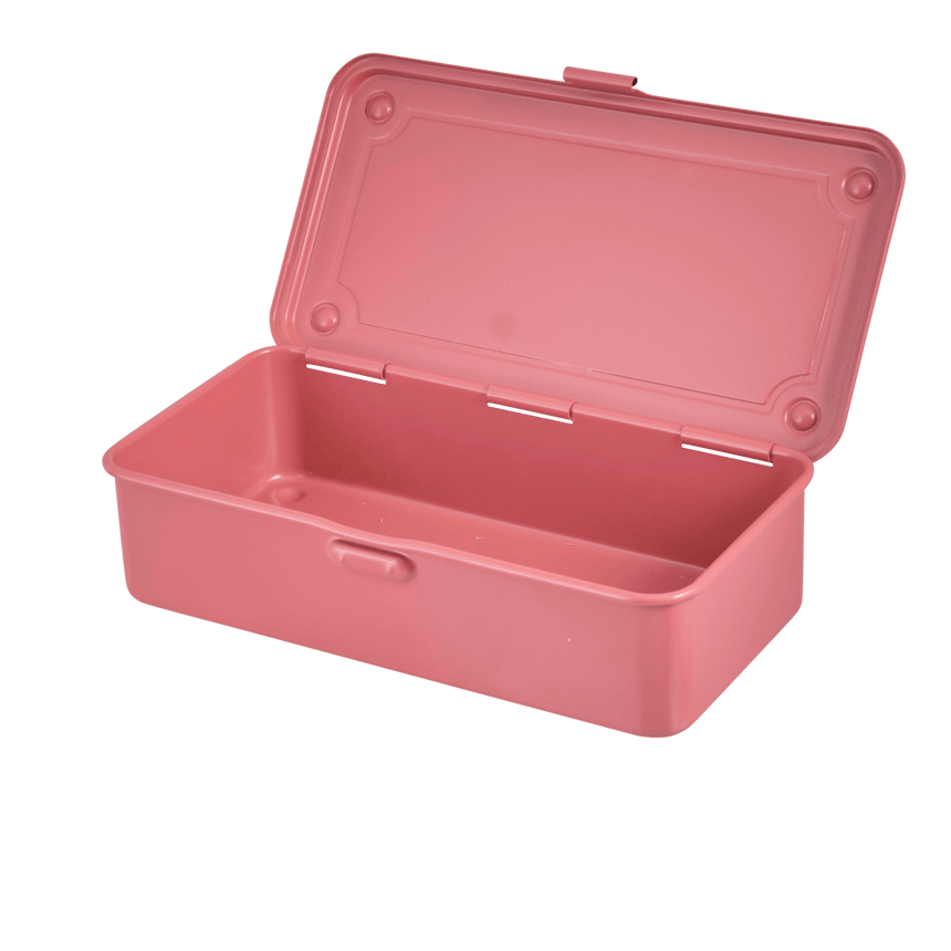 TOYO Trunk Shape Toolbox T-190 P0 (Living coral) - Tool Bags Boxes and Rolls - Japanese Tools Australia