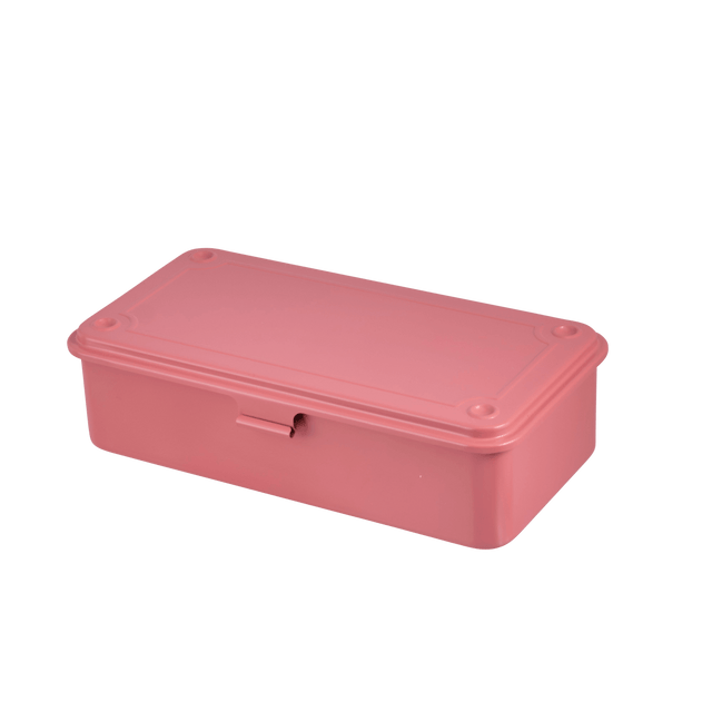TOYO Trunk Shape Toolbox T-190 P0 (Living coral) - Tool Bags Boxes and Rolls - Japanese Tools Australia