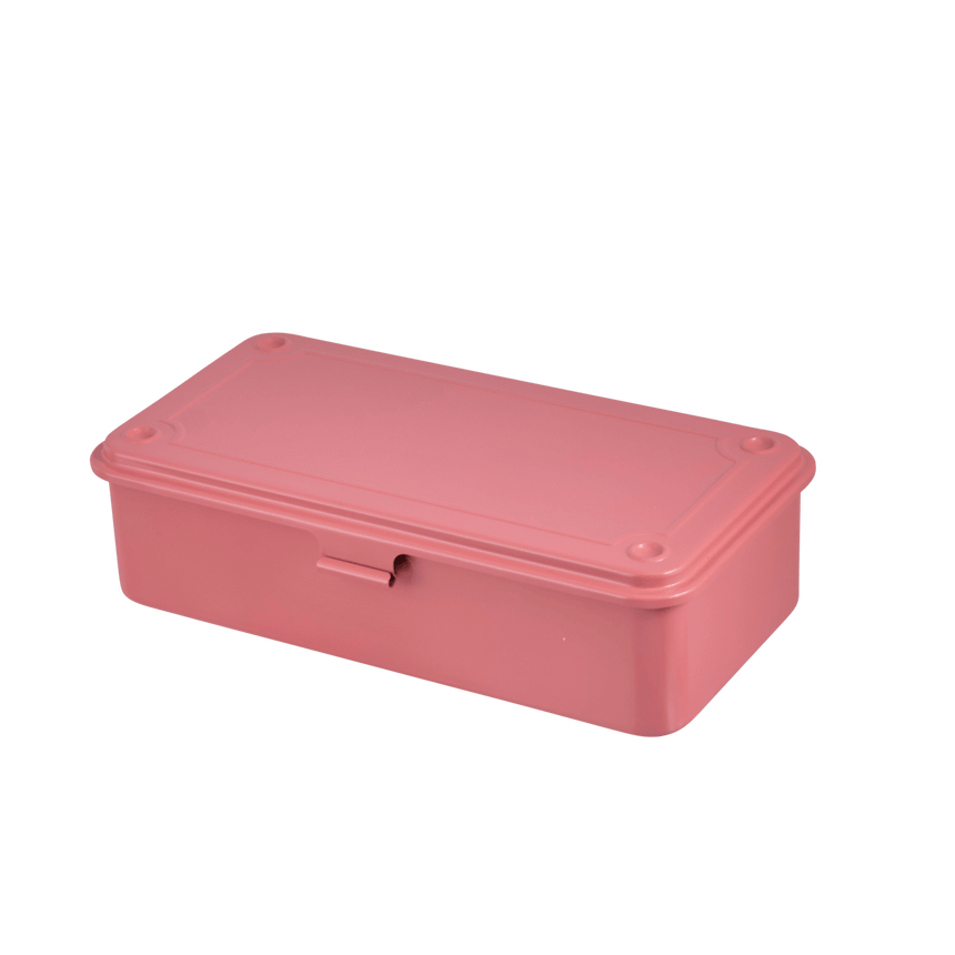TOYO Trunk Shape Toolbox T-190 P0 (Living coral) - Tool Bags Boxes and Rolls - Japanese Tools Australia
