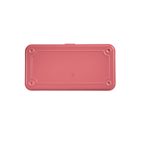 TOYO Trunk Shape Toolbox T-190 P0 (Living coral) - Tool Bags Boxes and Rolls - Japanese Tools Australia