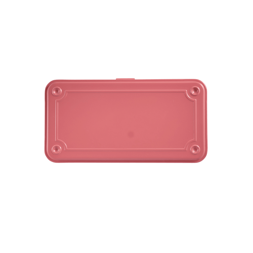 TOYO Trunk Shape Toolbox T-190 P0 (Living coral) - Tool Bags Boxes and Rolls - Japanese Tools Australia
