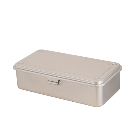 TOYO Trunk Shape Toolbox T-190 SV (Silver) - Tool Bags Boxes and Rolls - Japanese Tools Australia