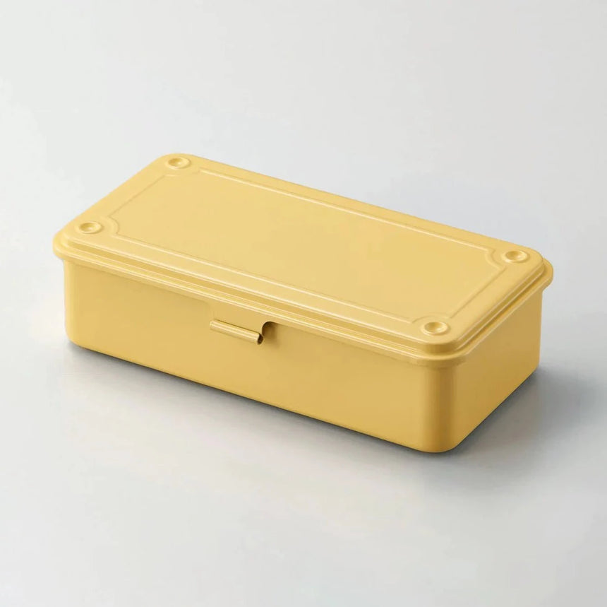 TOYO Trunk Shape Toolbox T-190 Y (Italian yellow) - Tool Bags Boxes and Rolls - Japanese Tools Australia