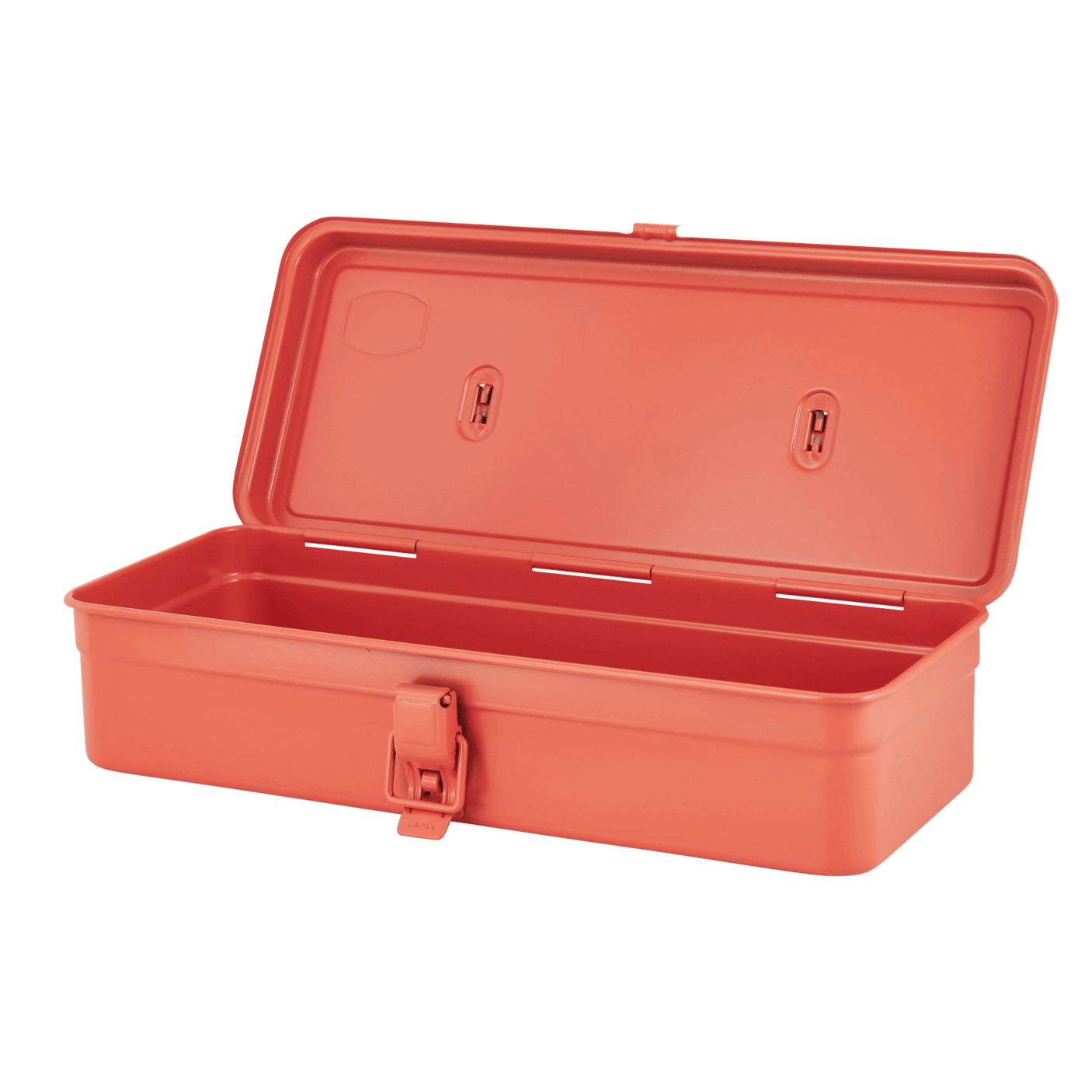 TOYO Trunk Shape Toolbox T-320 P0 (Living coral) - Tool Bags Boxes and Rolls - Japanese Tools Australia