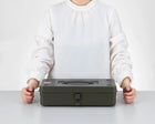 TOYO Trunk Shape Toolbox T-350 MG (Moss green) - Tool Bags Boxes and Rolls - Japanese Tools Australia