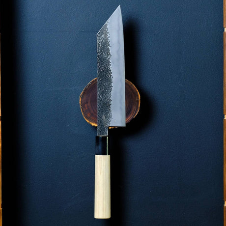 Tsubaki Hocho - 210mm, Aogami #2, Tsuchime Finish - Kitchen Knives - Japanese Tools Australia