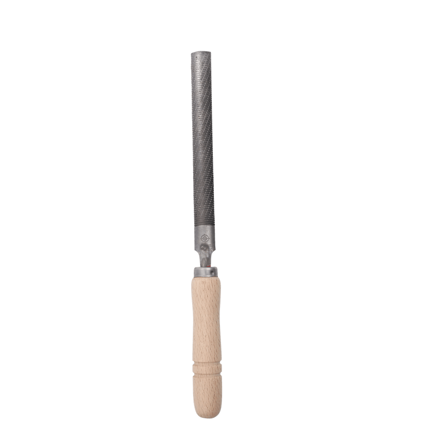 Wood File - Half Round 150mm - White Oak Handle - Curved Files - Japanese Tools Australia