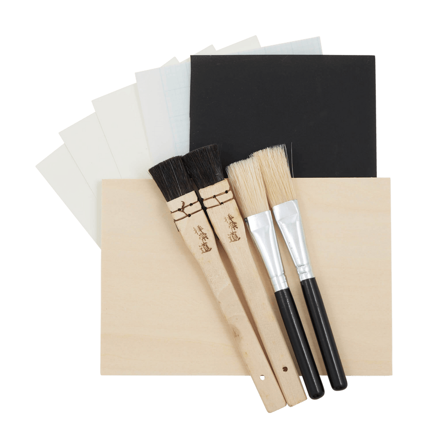 Woodblock Printing Set - Just the Basics - Carving Sets - Japanese Tools Australia