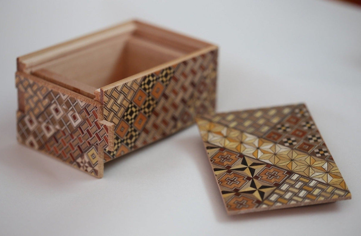 Yosegi Himitsu Bako - Japanese Puzzle Box - Gifts - Japanese Tools Australia